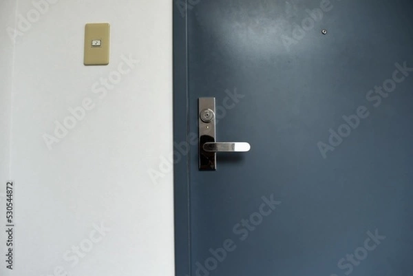 Fototapeta ホテル、入り口、客室、ドア、ノブ、ドアノブ、金色