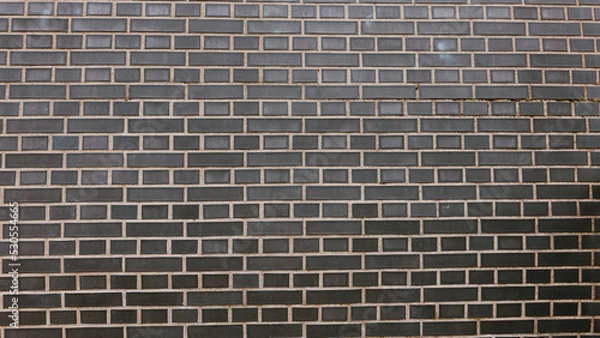 Fototapeta Dark clinker brick wall background