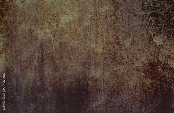 Fototapeta Texture of painted iron wall