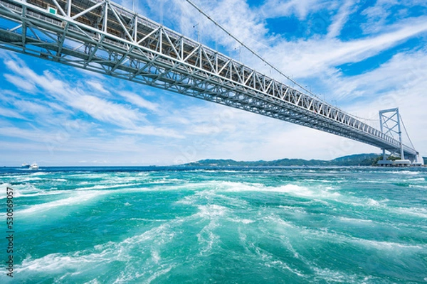 Obraz 大鳴門橋と渦潮