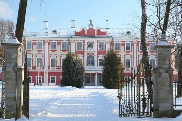 Obraz Kadriorg palace in winter
