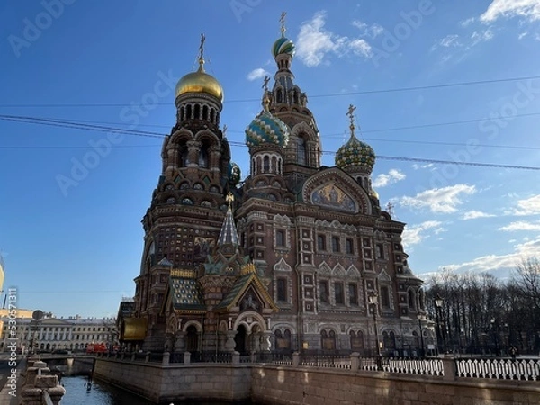 Obraz St. Isaac's Cathedral St. Petersburg, 2022, spring