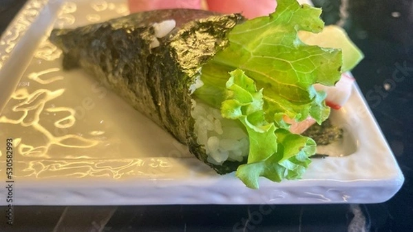 Obraz sushi on a plate