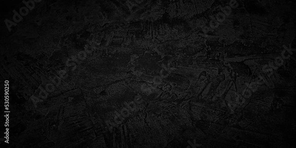 Obraz Dark gray rough grainy stone texture background