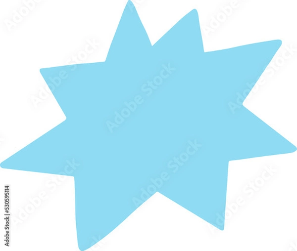 Obraz Starburst speech bubble