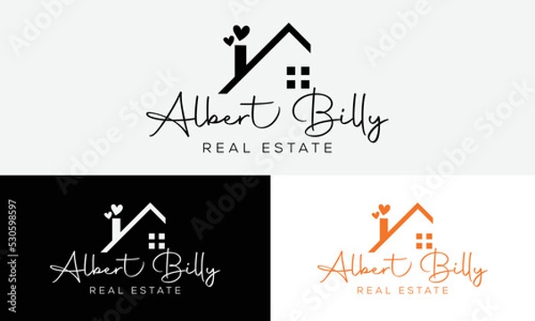 Fototapeta Building and Construction real estate logo design Vector template
