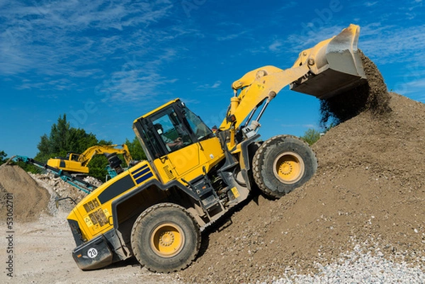 Obraz Radlader in Aktion 2821