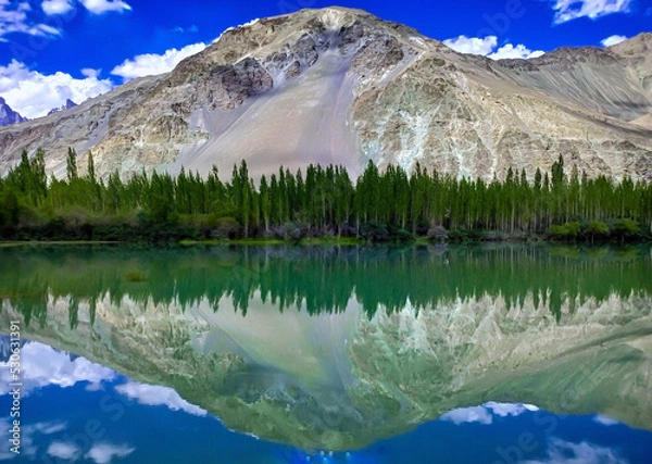 Fototapeta lake reflection