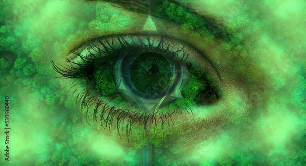 Obraz eye of the world, eye of nature