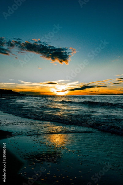 Obraz sunset over the sea 