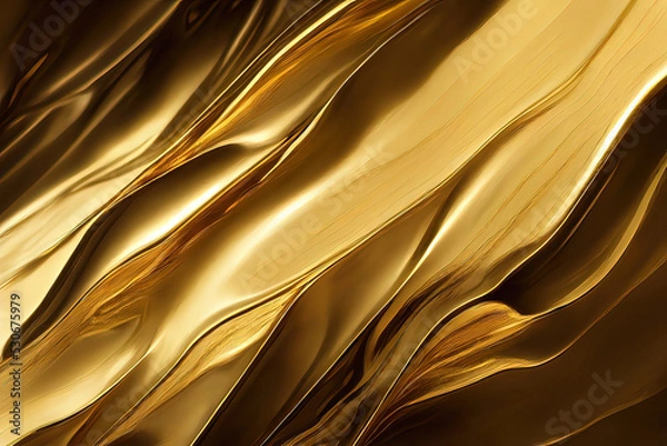 Obraz Gold texture background, abstract liquid gold background