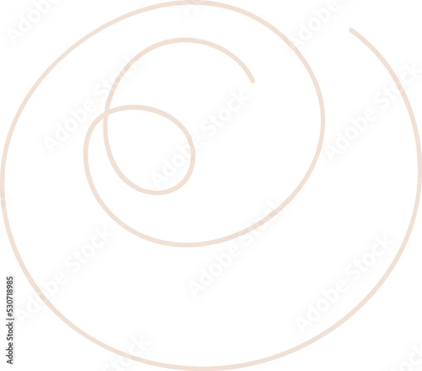 Fototapeta Hand drawn line scribble