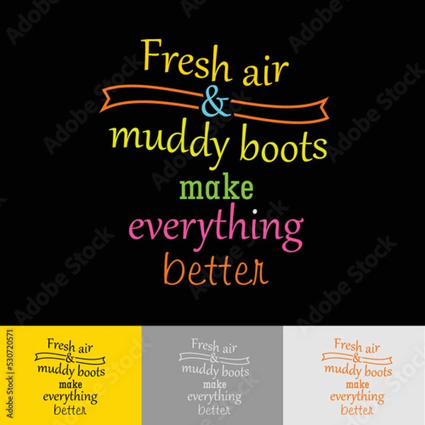 Obraz Mountain adventure quote