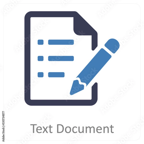 Fototapeta Text Document