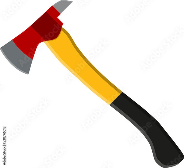 Obraz Fire ax, fire equipment
