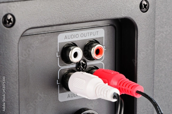 Fototapeta Audio connector
