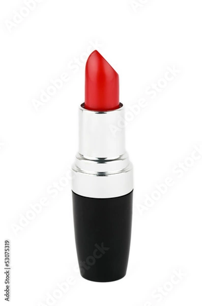 Obraz Red lipstick in black case