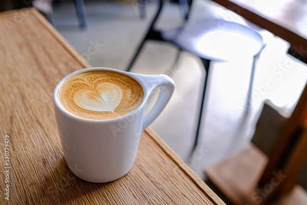 Obraz ハートのラテアート