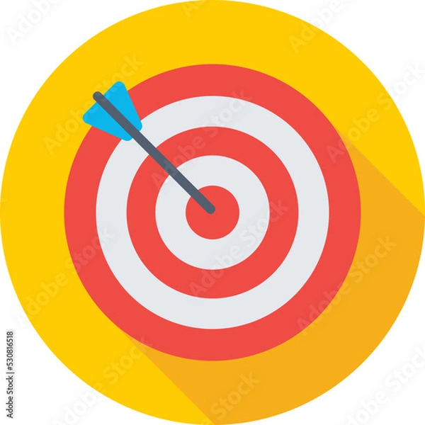 Obraz Target Colored Vector Icon
