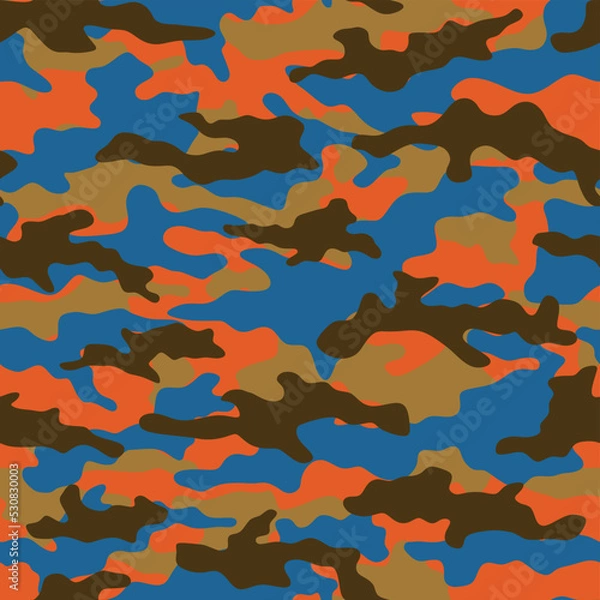 Obraz Multicolored camouflage. Vector. Print for printing.