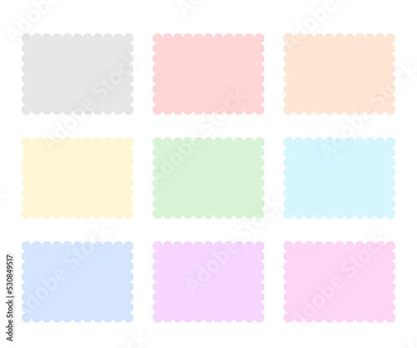 Obraz シンプルなフレーム素材のセット