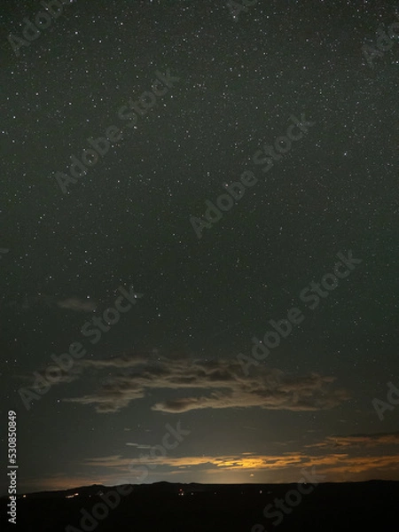 Obraz milky way with many stars in the night sky