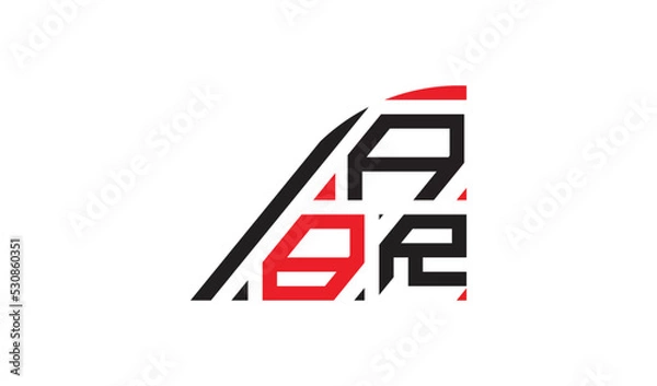 Fototapeta Creative Three Type Business Letter Logo Design