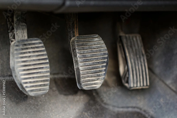 Obraz three car pedals