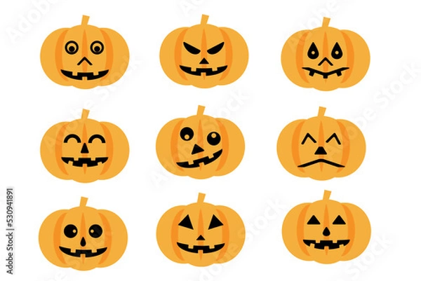 Fototapeta ハロウィンのお化けカボチャ