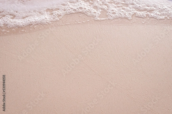 Fototapeta abstract sand of beach and soft wave background