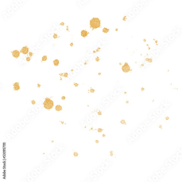 Fototapeta Gold Splatter Paint Splash
