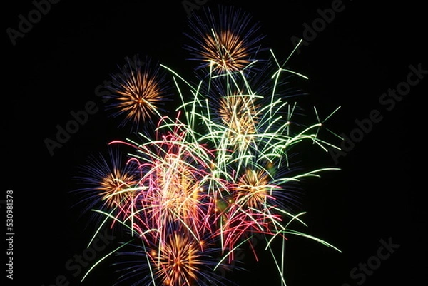 Fototapeta 夏の夜空を染める