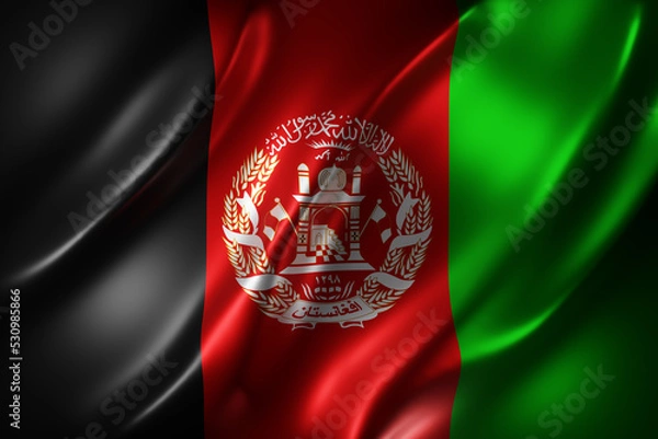 Obraz Afghanistan 3d flag