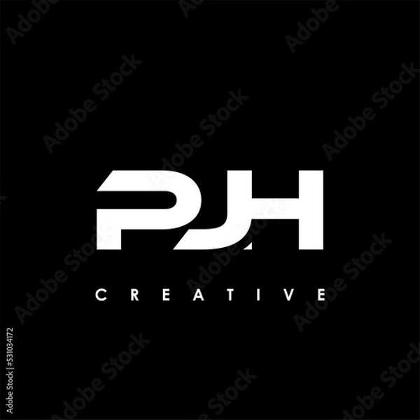 Obraz PJH Letter Initial Logo Design Template Vector Illustration