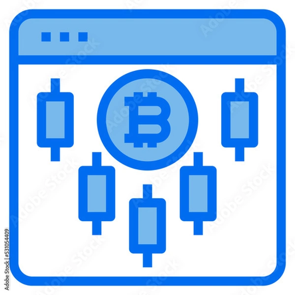 Fototapeta chart icon