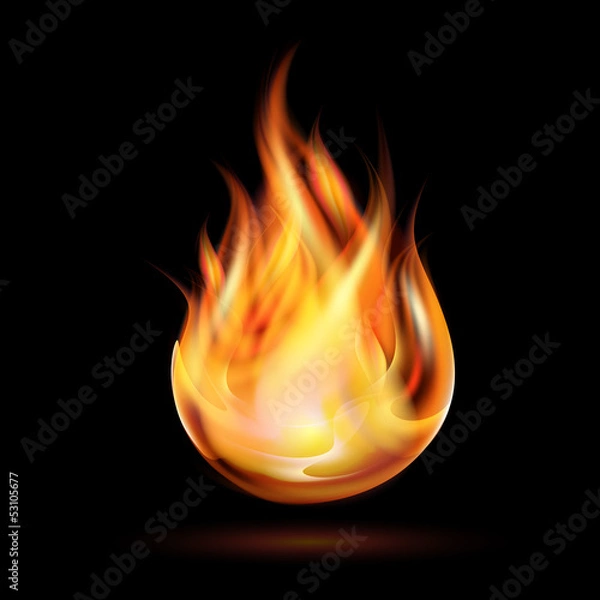 Fototapeta Symbol ognia