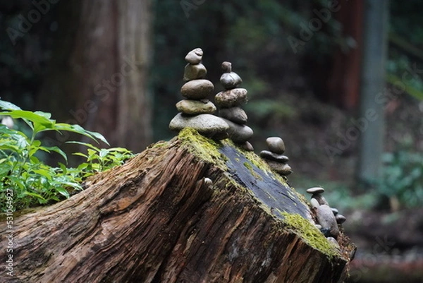 Obraz 積み上げられた石