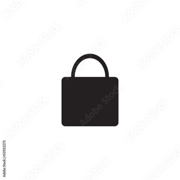 Obraz tote bag vector icon