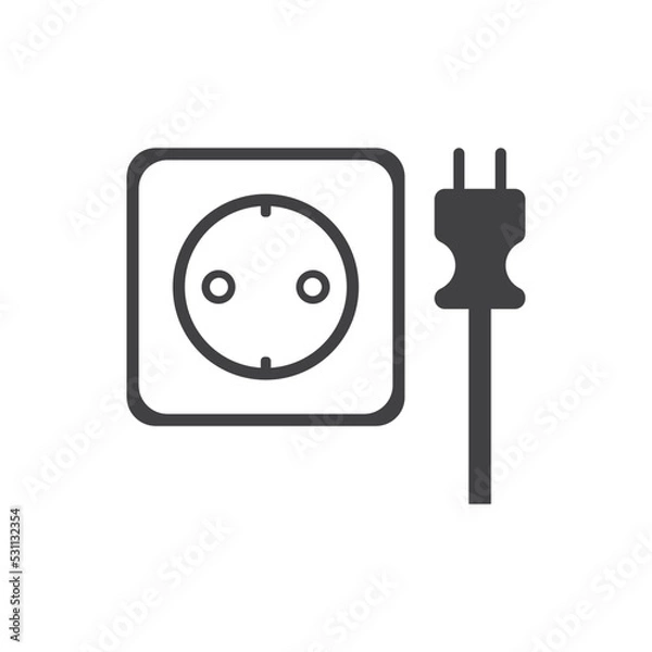 Obraz switch icon vector
