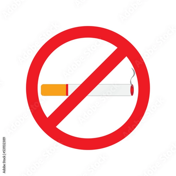 Obraz no smoking icon