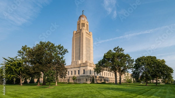 Fototapeta Nebraska State Capitol in Lincoln