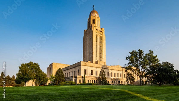 Fototapeta Nebraska State Capitol in Lincoln
