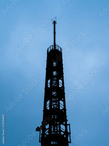 Obraz telecommunication tower on sky