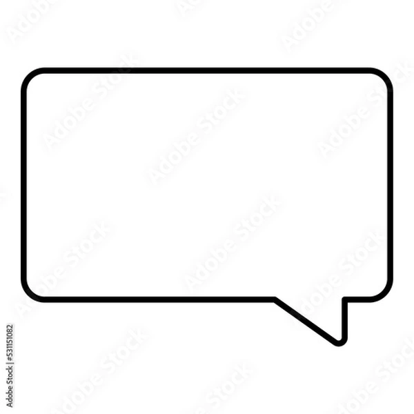 Fototapeta chat speech bubble icon