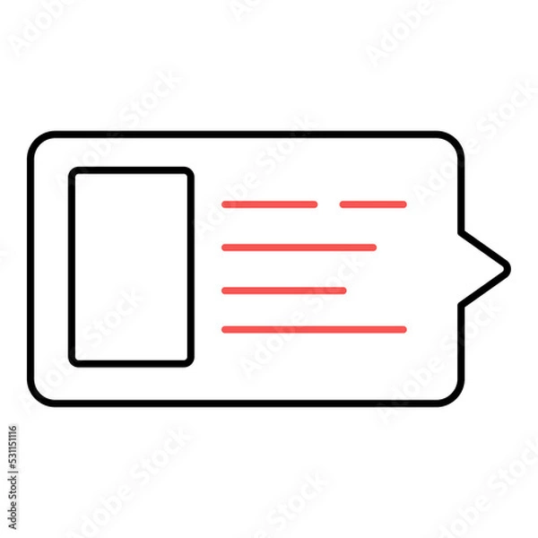 Fototapeta chat speech bubble icon