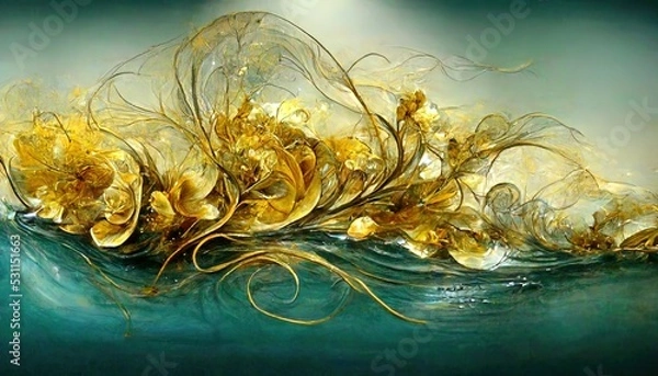 Obraz Abstract background decoration 3D modern texture background