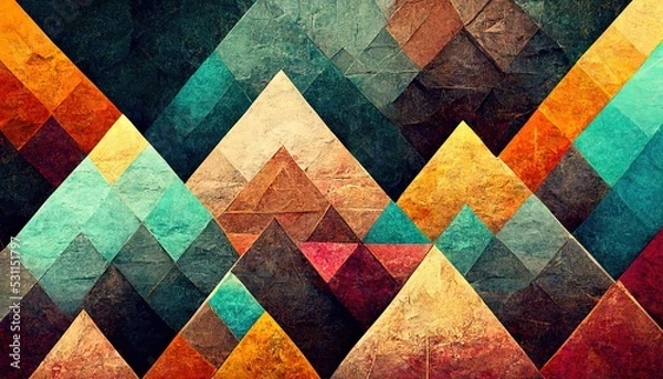 Obraz Abstract background decoration 3D modern texture background