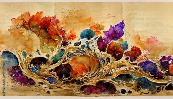 Obraz Abstract background decoration 3D modern texture background