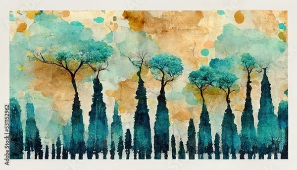 Obraz Abstract background decoration 3D modern texture background