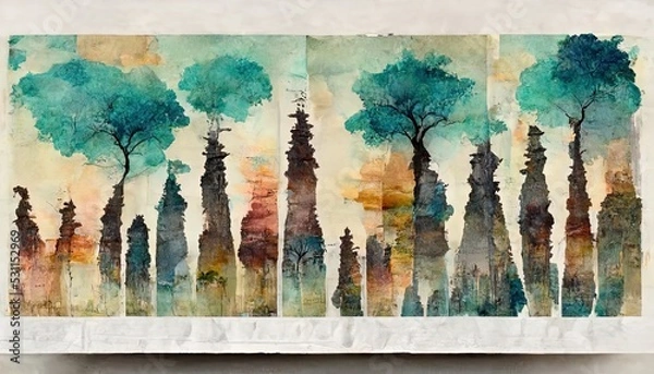 Obraz Abstract background decoration 3D modern texture background